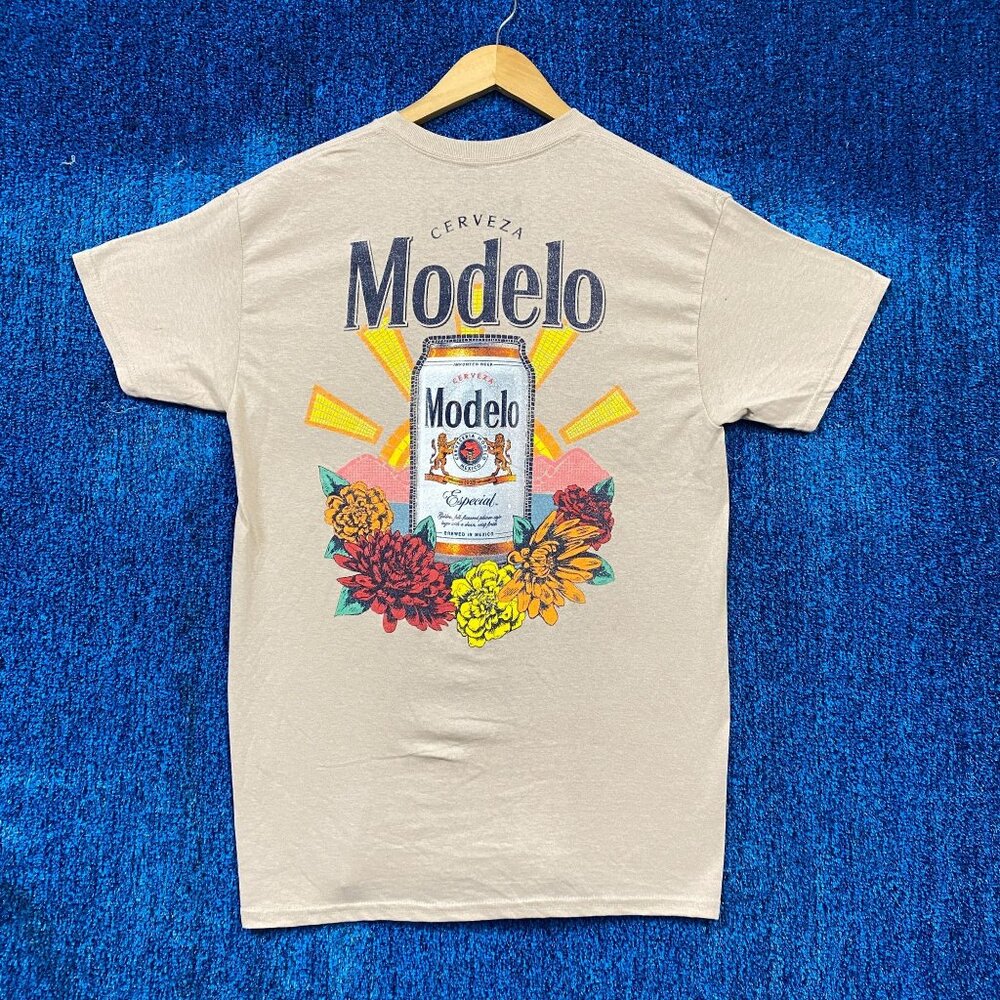 Cerveza Modelo Especial Mosaic & Flowers Beer Promo Tee M